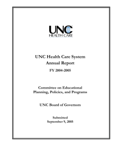 UNC Health Care System - University of North Carolina