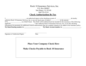Rock 10 Insurance Services, Inc