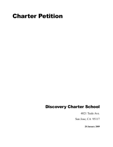 Discovery Charter School Petition