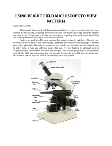 Microscope - techcomm3050