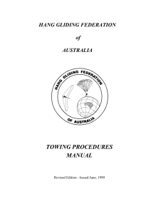 HGFA Towing Procedures Manual 1999