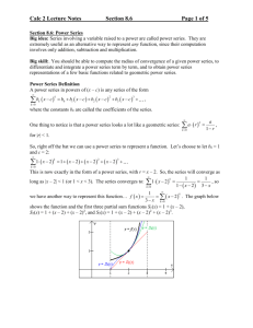 Calculus 2 Lecture Notes, Section 8.6
