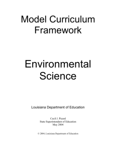 Course: Grade 6/Science - Louisiana Department of Education
