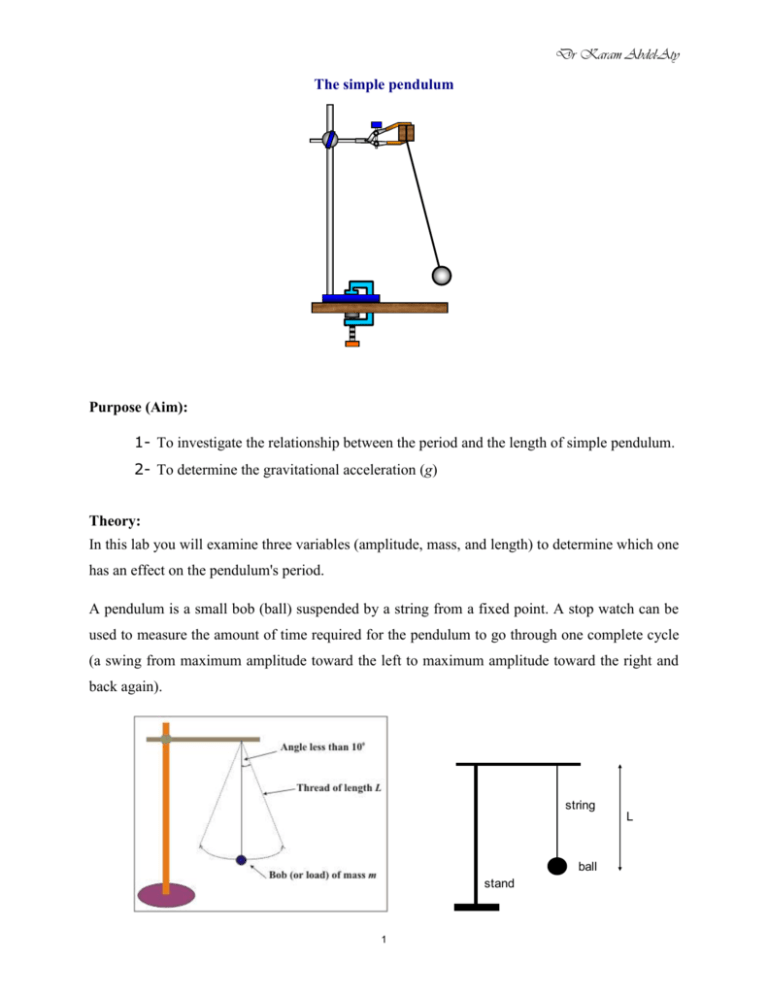 What Is The Period Of A Simple Pendulum 50 Cm Long If The Pendulum Is