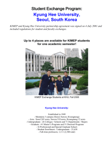 Kyung Hee University, Korea