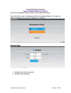 Renaissance Place-Accelerated Reader