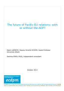 4. What Future for Pacific-EU relations?