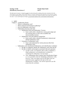 Geology1121K Weekly Study Guide week6