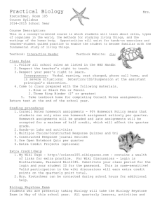 Biology Practical Syllabus - science105