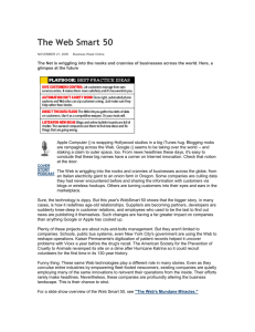 The Web Smart 50