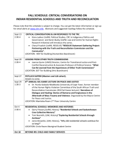 schedule for - The Centre for Human Rights Research