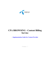 CPA Content Billing Service