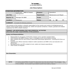 Job Description (cont) - SUNY Maritime College