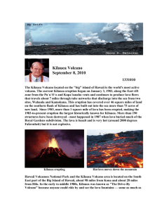 Kilauea Volcano - the big drifter web site