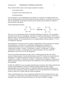 B. Reaction and Isolation of Products