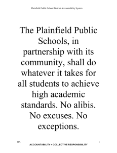 1 - Plainfield Board of Education