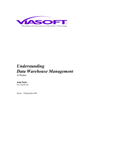 Data Warehousing Primer - Optimal Enterprise. Achieve More.