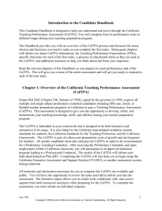 (CCTC) and Educational Testing Service (ETS)