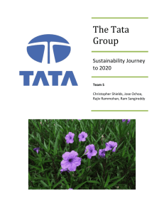 The Tata Group - Aspen Business & Society International MBA Case