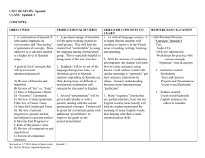 Spanish III - Sutton Public Schools