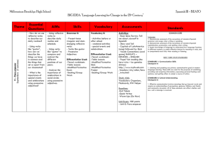 MILLENNIUM_BROOKLYN_-_SPANISH_III_-_Unit_Plan_2012-2013