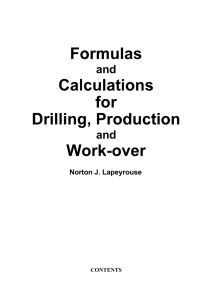 and and Norton J. Lapeyrouse CONTENTS Formulas and