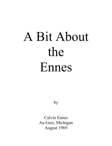 A Bit About the Ennes