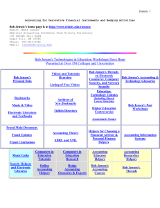 Accounting for Derivative Financial Instruments and Hedging Activities