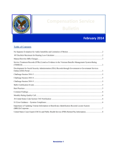 C and P Bulletin February 2014 Evaluation of Ankle