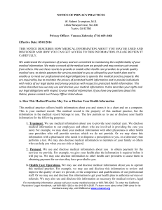 HIPAA Notice of Privacy Practices English