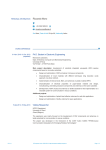 Europass-CV-20140220-Moro-EN - Università degli Studi di Pavia