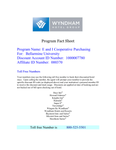 Wyndham Hotel Group - Bellarmine University