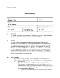 crime analysis - Missouri Police Chiefs