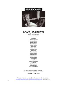 LOVE, MARILYN A film by Liz Garbus Featuring: F. Murray Abraham