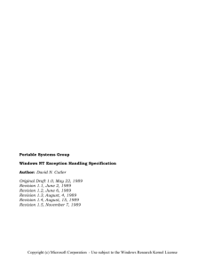 5. Windows NT Software