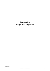 Economic policy objectives