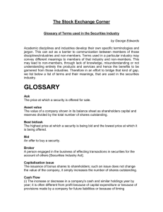 Glossary - 1 (Published 9.12.2005)