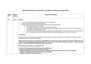 Bedford Borough Council Requests and Responses December 2010
