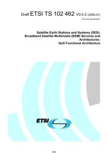 5 BSM QoS Functional Architecture Requirements