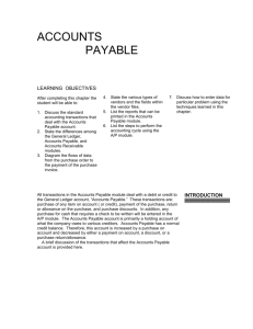 Accounts Payable Basics