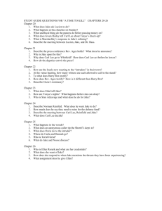 study guide questions for “a time to kill” chapters 20-26