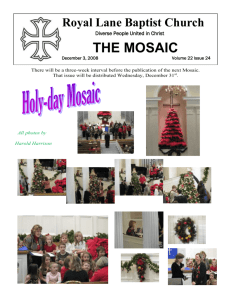 Mosaic December 3, 2008 pp 1-5