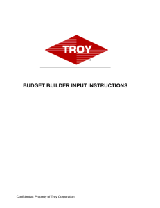 budget builder instructions