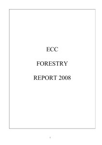 Report by the Employment Conditions Commission on the Forestry