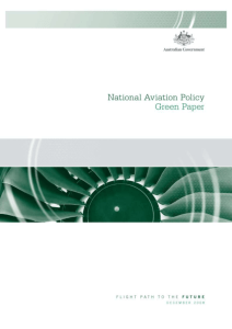 Aviation Green Paper - Physical Disability Australia