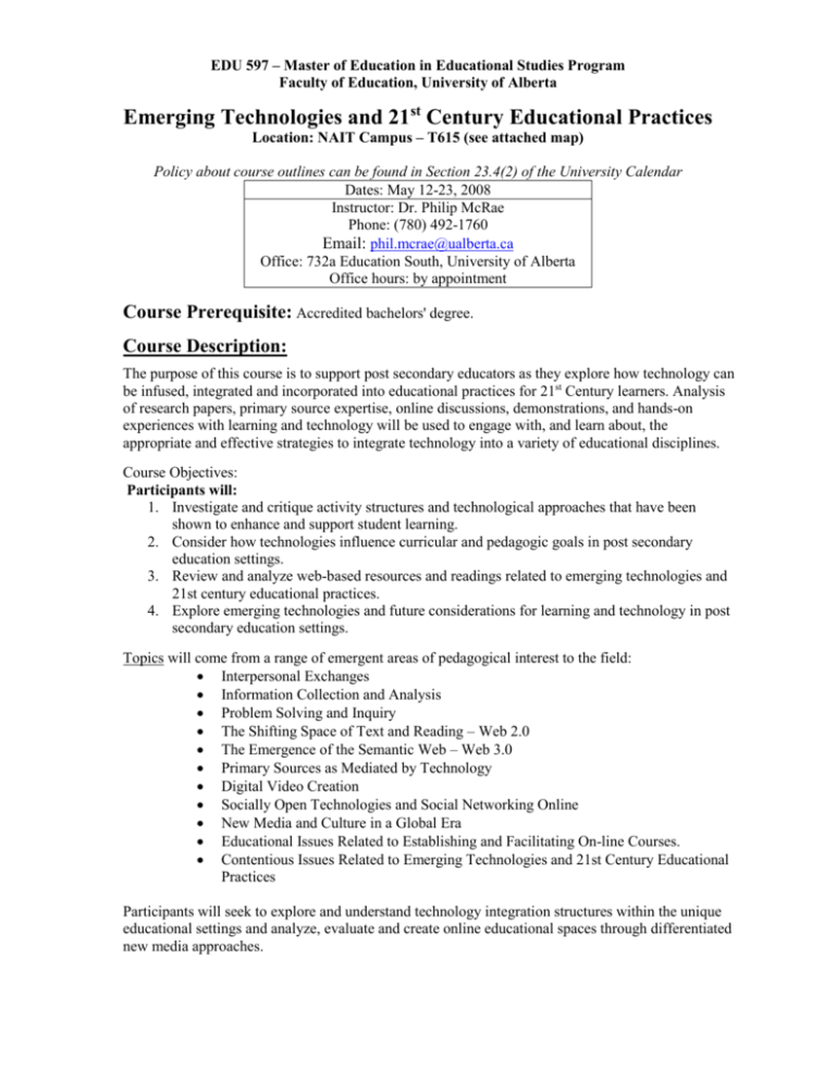 Course Outline Sample Template For Undergraduate Courses