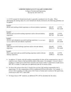 limited term faculty salary guidelines