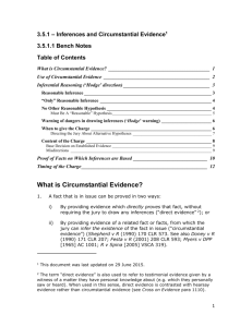 What is Circumstantial Evidence?