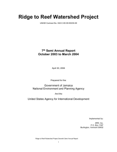 Ridge to Reef Watershed Project