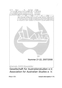 Contents - European Association for Studies of Australia